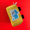 "Drop It Like It's Hot" Yellow Poop Bag Dispenser