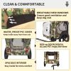 Outdoor Heavy Duty Foldable Utility Pet Stroller Dog Carriers Bicycle Trailer