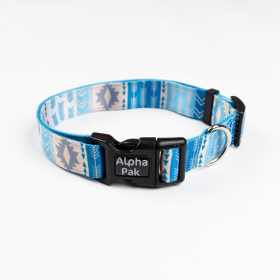 Zion Pattern Dog Collar (Color: , size: Large 1in wide by 14)