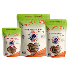 Sweet Potato Dog Chips - Soup bone shaped (Color: , size: 1lb)