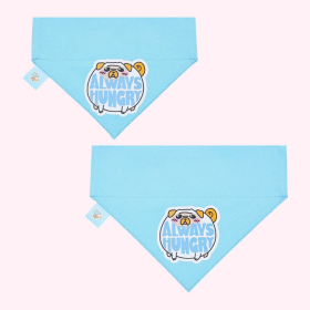 "Always Hungry" Blue Collar Bandana (Color: , size: medium)