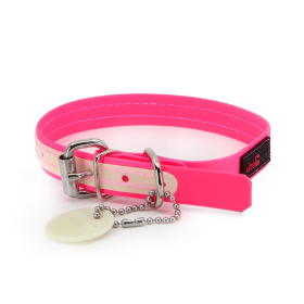 Play Glow Collar (Color: Pink, size: 3/4"x16")