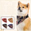 New Adjustable Pet Dog Triangular Bandage Puppy Cat Scarf Bandana Collar Bibs Cat Neck Decor Dress Up Birthday Party Washable