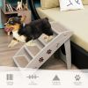 4 Step Anti-Slip Collapsible Plastic Pet Stairs Ladder For Small Dog and Cats