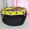 Oxford cloth folding pet tent cat kennel dog kennel cat delivery room indoor pet fence octagonal pet fence